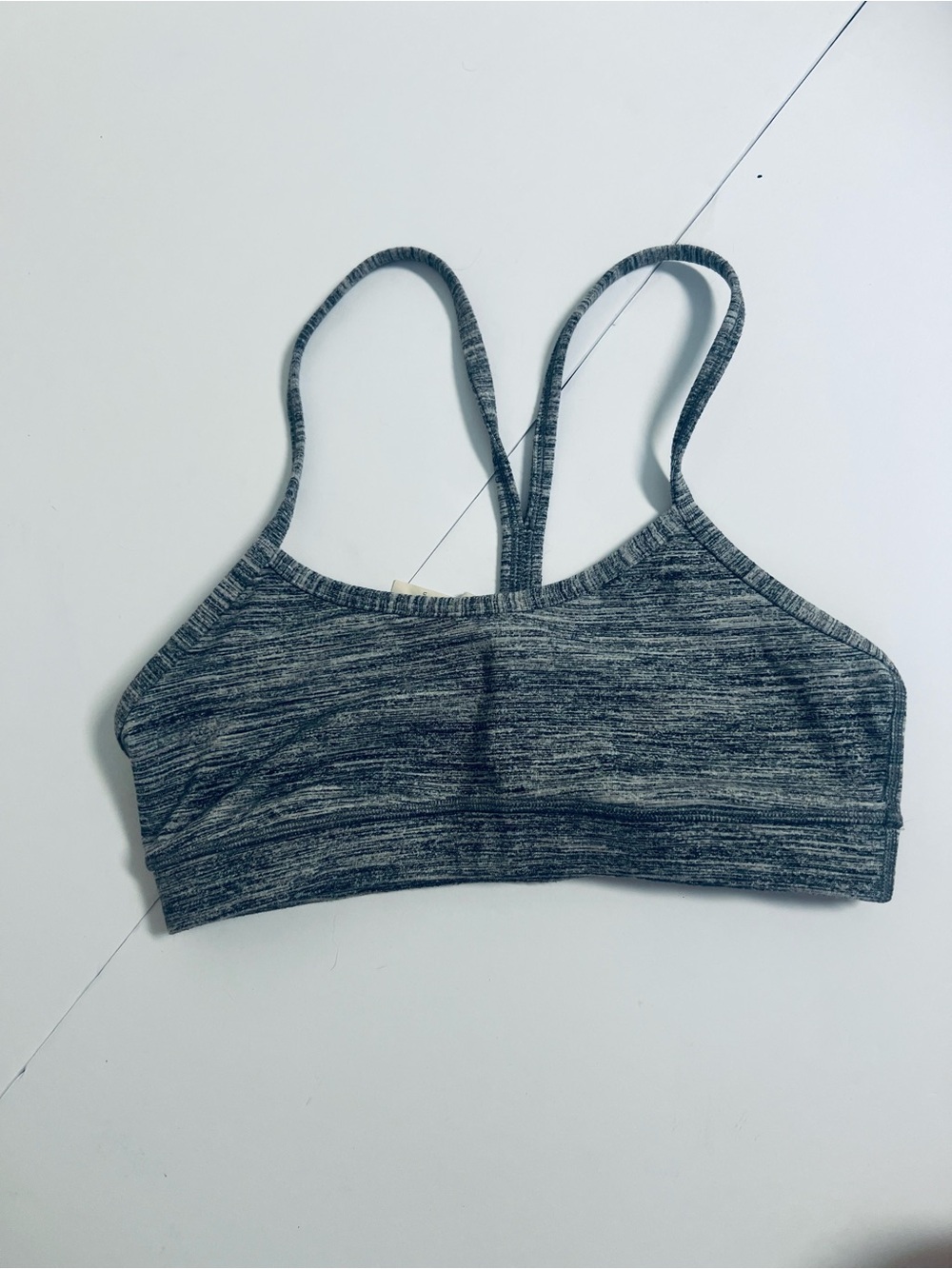 lululemon athletica Gray Heather Double-Strap Sports Bralette